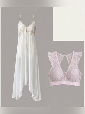 💕Elegant Sleepwear and Bralette Bundle Size XL